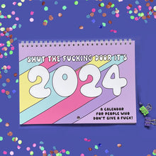 Load image into Gallery viewer, Funny and Sweary Double Page Wall Calendar