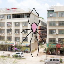 Load image into Gallery viewer, Spider Stained Glass Suncatcher