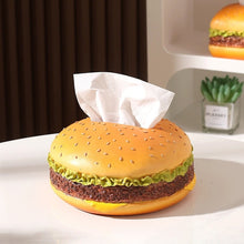 Load image into Gallery viewer, Charming Burger Tissue Box