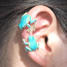 Load image into Gallery viewer, Latest-tree Frog Ring &amp; Earrings