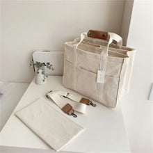 Load image into Gallery viewer, Solid Color Canvas Tote Bag
