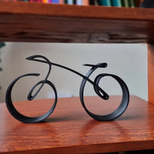 Load image into Gallery viewer, Minimalist Bicycle Sculpture Wireframe Style