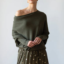 Load image into Gallery viewer, Asymmetric Draped Jumper
