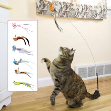Load image into Gallery viewer, Simulated Bird Cat Toy Stick