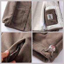 Load image into Gallery viewer, Men’s Double-Layer Fleece Hooded Jacket