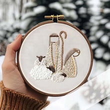 Load image into Gallery viewer, Nativity Scene Embroidery Kit
