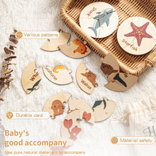 Load image into Gallery viewer, Wooden Puzzles Toddler Sensory Toys