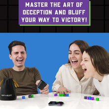 Load image into Gallery viewer, Cuff The Bluff - A Fun Bluffing Dice &amp; Card Game