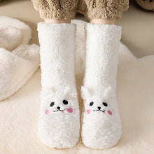 Load image into Gallery viewer, Little Bear Ultra-thick Cozy Slipper Home Socks