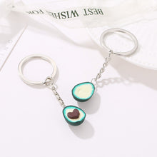 Load image into Gallery viewer, Avocado Friendship Keychain