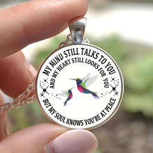 Load image into Gallery viewer, Hummingbird Memorial Necklace