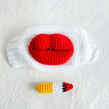 Load image into Gallery viewer, Sausage Mouth Hand Knitted Mask