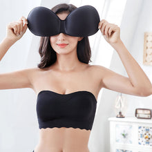 Load image into Gallery viewer, Plus Size Sexy Removable Strap Invisible Push Up Bra