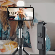 Load image into Gallery viewer, Selfie Stick-stativ med Bluetooth-fjernkontroll