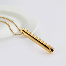 Load image into Gallery viewer, Stainless Steel Whistle Necklace