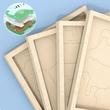 Load image into Gallery viewer, Wooden Animal Block Puzzle