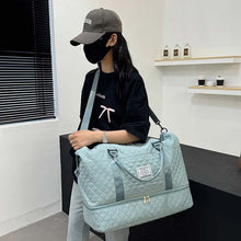Load image into Gallery viewer, Diamond Grid Dry And Wet Separation Bag