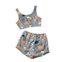 Load image into Gallery viewer, Halloween Vest Pajamas Set