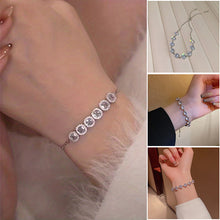 Load image into Gallery viewer, Diamond Silver Zircon Bracelet