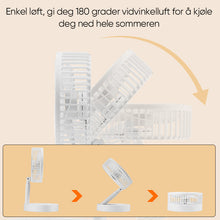 Load image into Gallery viewer, Teleskopisk sammenleggbar vifte