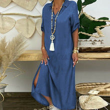 Load image into Gallery viewer, Women's Plain Denim Dress