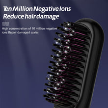 Load image into Gallery viewer, Cordless Hair Straightener Brush