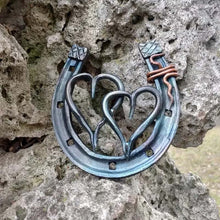 Load image into Gallery viewer, Forged Handmade Horseshoe-Iron