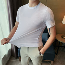 Load image into Gallery viewer, Men's Mesh Ice Silk Short-Sleeved T-Shirt