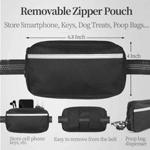 Load image into Gallery viewer, Hands Free Dog Leash With Zipper Pouch