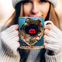 Load image into Gallery viewer, 3D Effect Bookshelf Coffee Mug