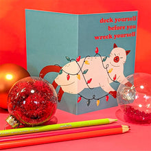 Load image into Gallery viewer, Pre-Sale>>Funny Colorful Cat Christmas Cards