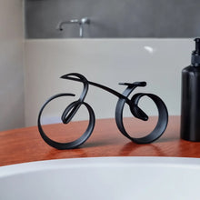 Load image into Gallery viewer, Minimalist Bicycle Sculpture Wireframe Style