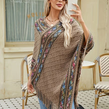 Load image into Gallery viewer, Women's Retro Pullover Tassel Shawl