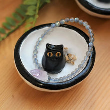 Load image into Gallery viewer, Lucky Black Cat Decorative Trinket Bowl Dish