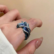 Load image into Gallery viewer, The Heartbeat of The Sea, Ocean Wave Ring