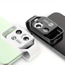Load image into Gallery viewer, 200x Cell Phone Camera Microscope Lens
