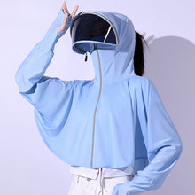 Load image into Gallery viewer, Ice Silk UV Protection Hooded Windbreaker Jacket