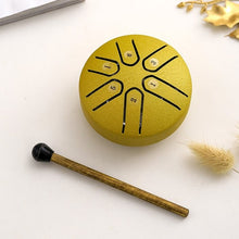Load image into Gallery viewer, Buddha Stones Mini Steel Tongue Drum Kit (3 Inch)