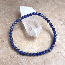 Load image into Gallery viewer, Natural Lapis Lazuli Stone Beaded Bracelet