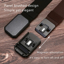 Load image into Gallery viewer, Men's Belt with Magnet Buckle