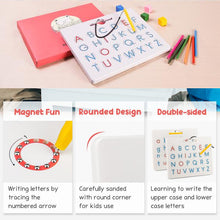 Load image into Gallery viewer, 2-in-1 Double Sided Magnetic Alphabet Edition