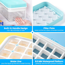 Load image into Gallery viewer, Press-Type Ice Cube Tray Set