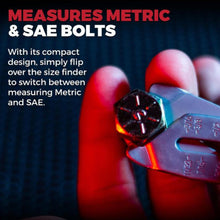 Load image into Gallery viewer, Thread Size Checker Keychain