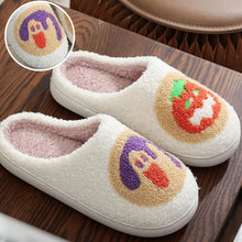 Load image into Gallery viewer, Halloween Cartoon Pattern Plush Slippers