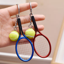Load image into Gallery viewer, Mini Tennis Racket Keychain