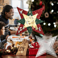 Load image into Gallery viewer, Christmas Patchwork Star Template Set