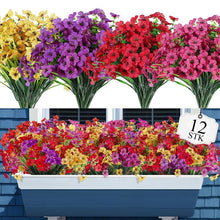 Load image into Gallery viewer, Kunstige kunstige blomster til innendørs og utendørs dekorasjoner