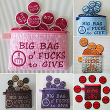 Load image into Gallery viewer, Big Bag of F*cks to Give Zipper Pouch