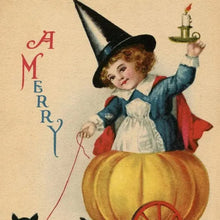Load image into Gallery viewer, Vintage Halloween Postcard ( 24 pcs )