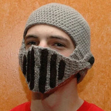 Load image into Gallery viewer, Knit Roman Knight Beanie Hat